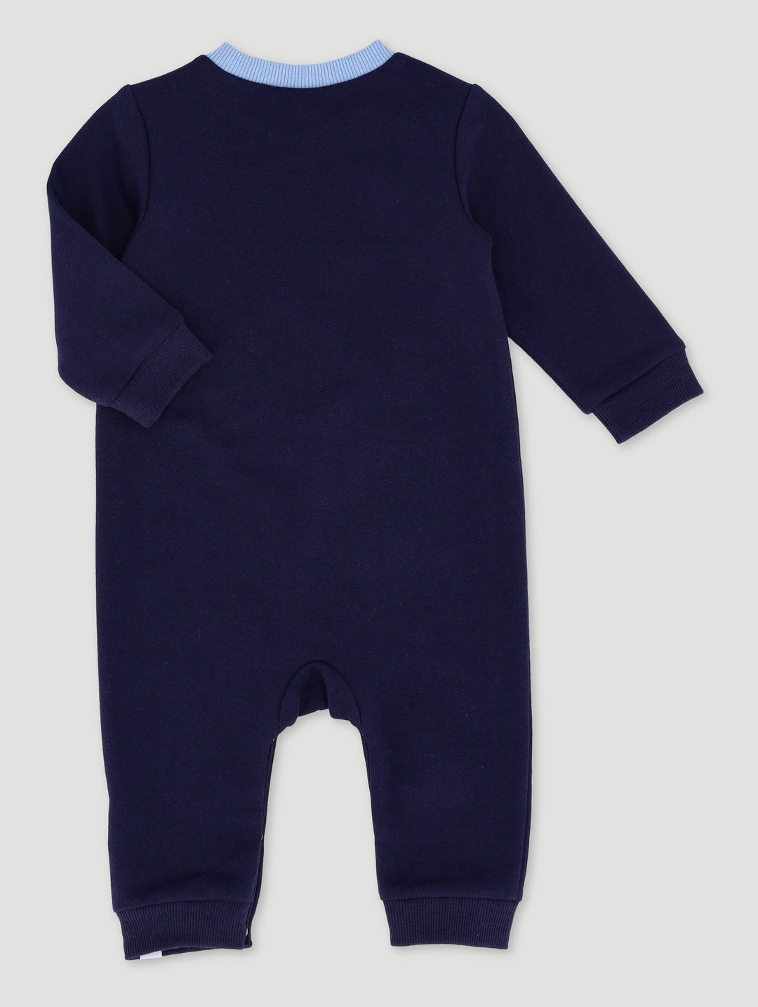 Baby Boys The Boss Slogan Sleepsuit - Dark Navy