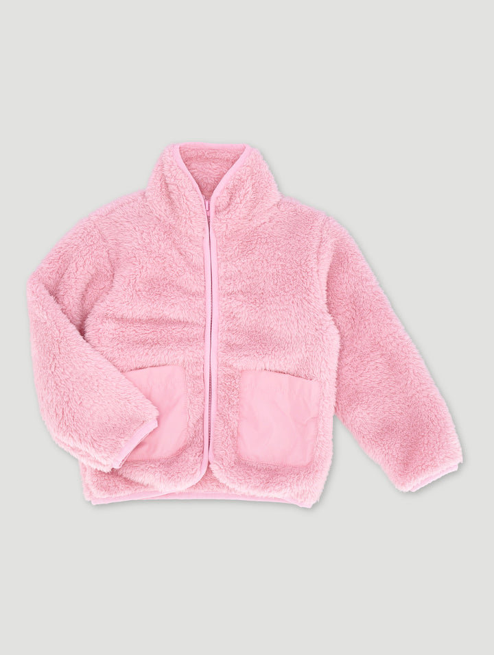 Pre-Girls Sheep Bomber - Light Pink