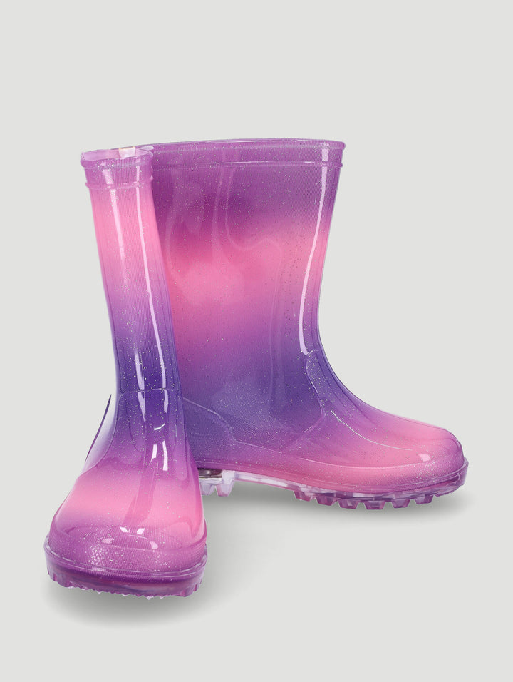 Pre-Girls Light-Up Wellington Boots - Lilac