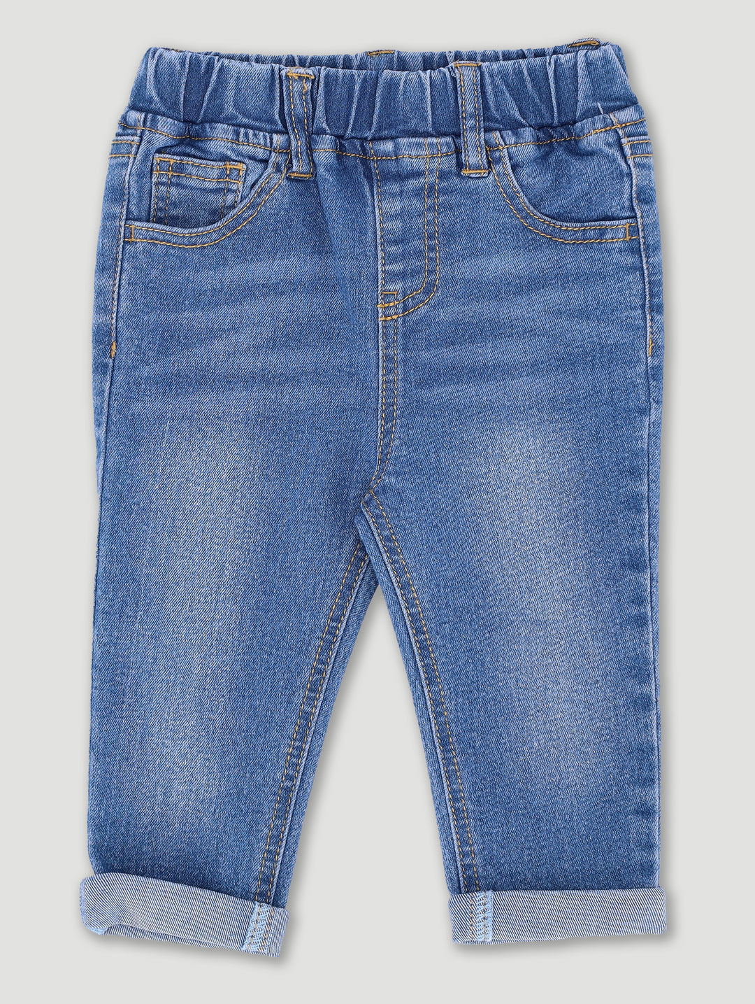 Baby Boys Regular Denim - Mid Blue