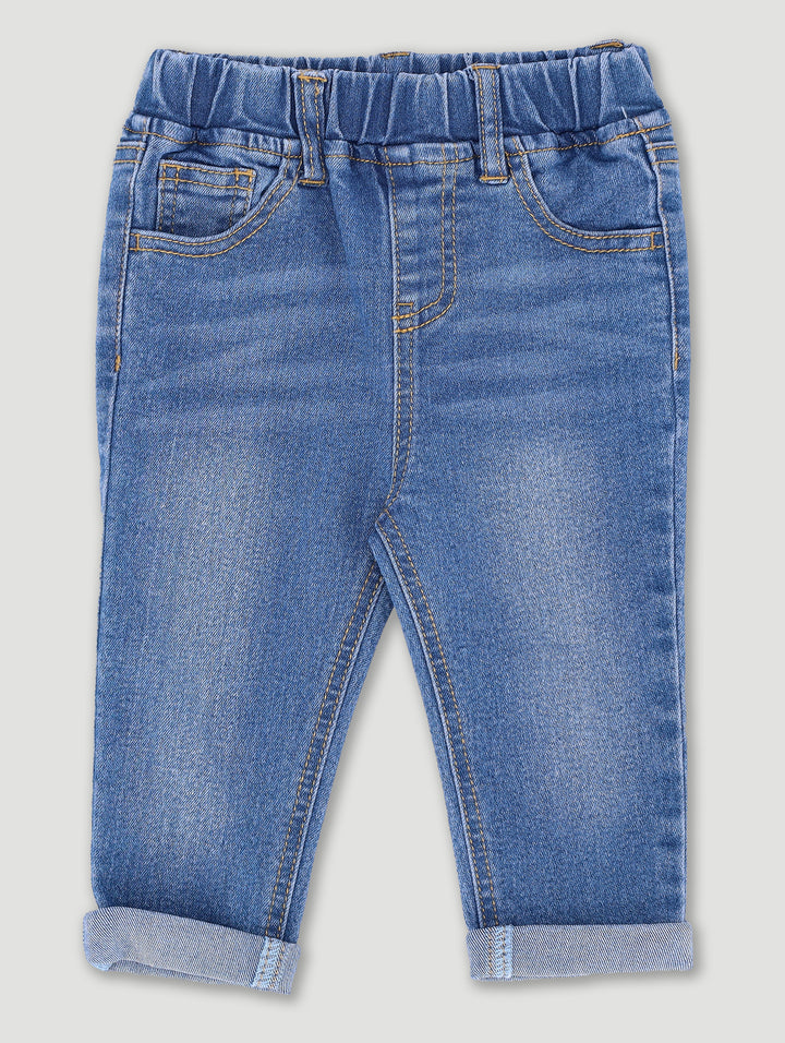 Baby Boys Regular Denim - Mid Blue