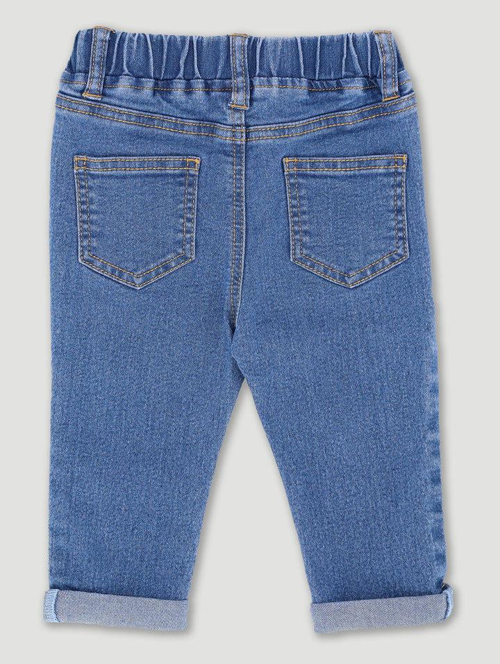 Baby Boys Regular Denim - Mid Blue