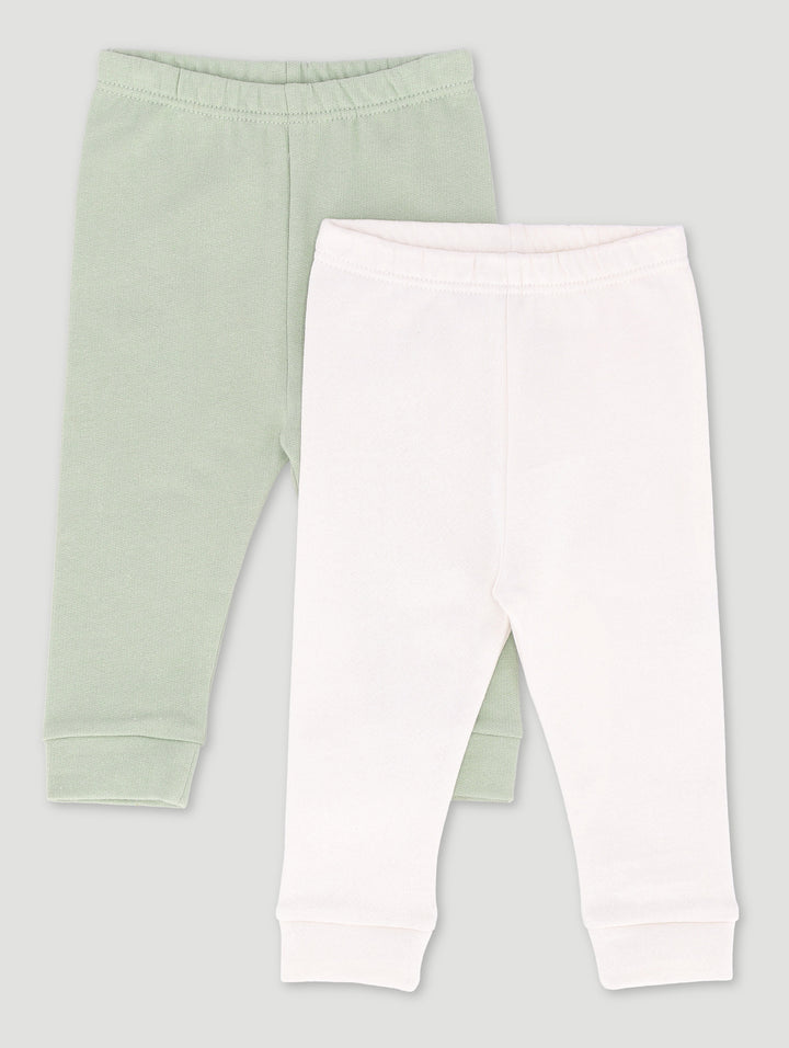 Baby Boys 2 Pack Cars Leggings - Fatigue