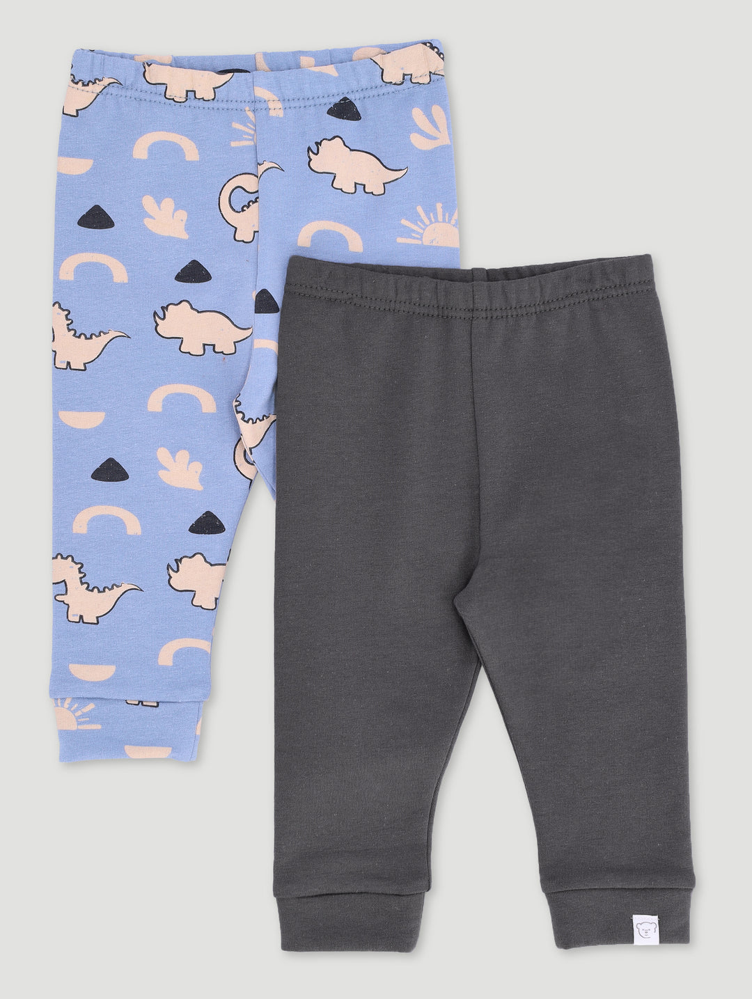 Baby Boys 2 Pack Dino Leggings