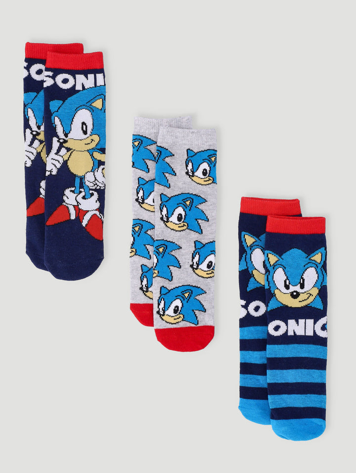 Pre-Boys Sonic Anklet Socks