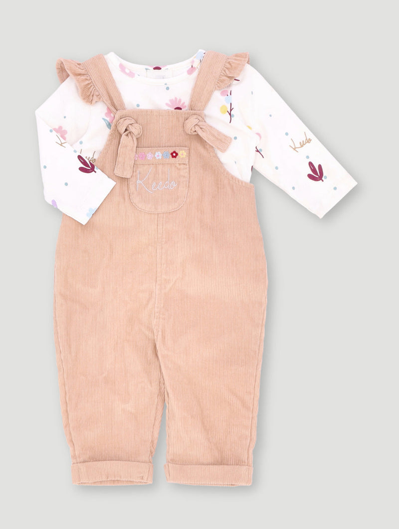 Baby Girls Corduroy Dungi