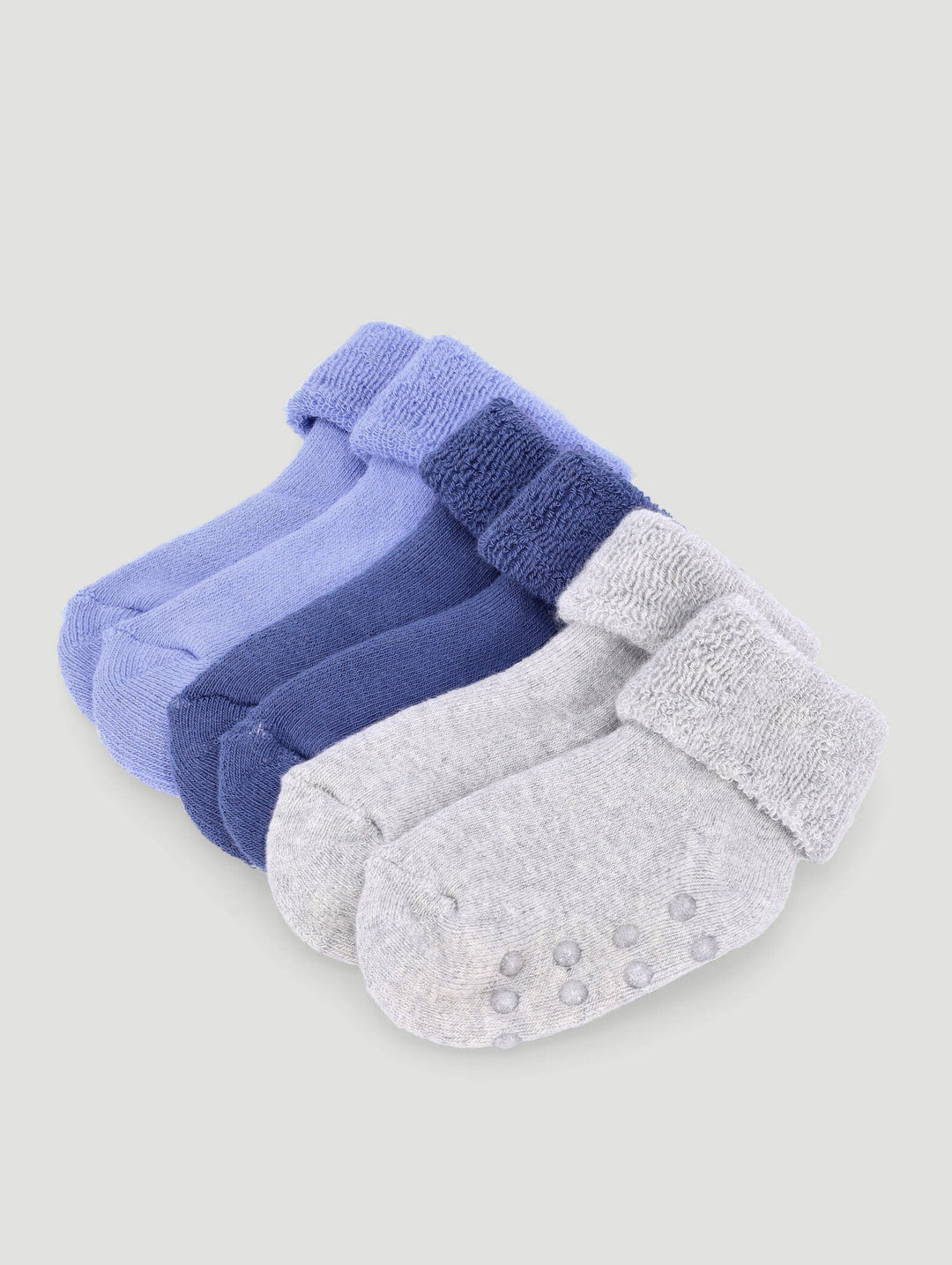 Keedo Baby Boys 3 Pack Towelling Socks