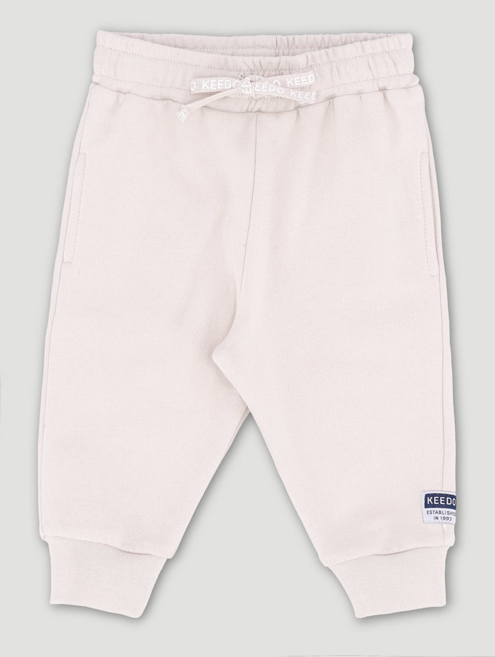 Baby Boys Logo Jogger - Sand
