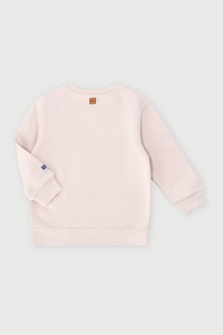 Keedo Boys Logo Sweat Top - Beige
