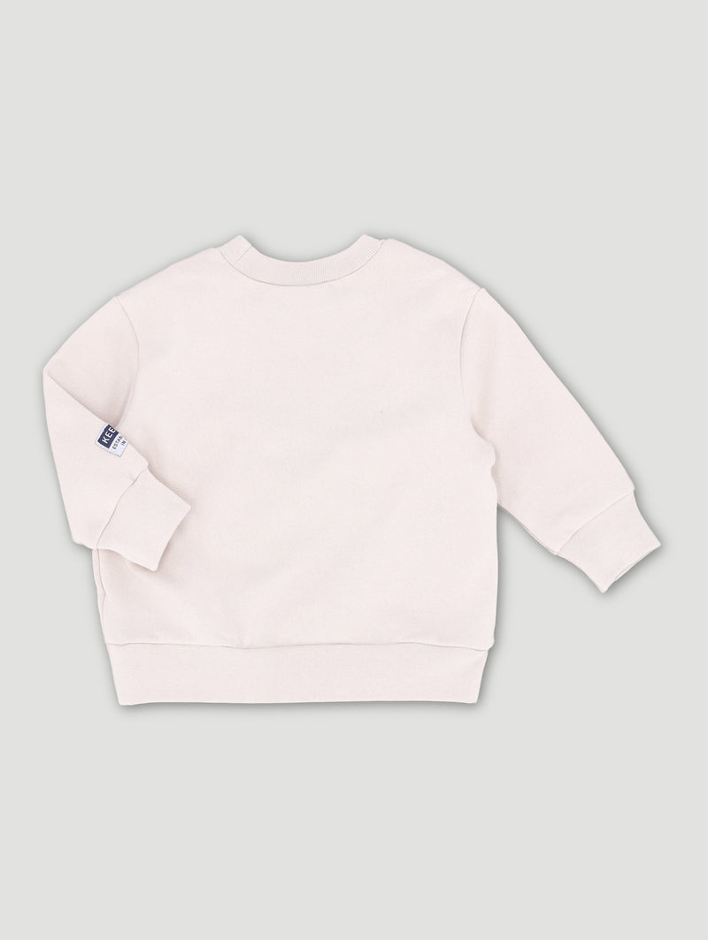 Baby Boys Logo Sweat Top - Sand