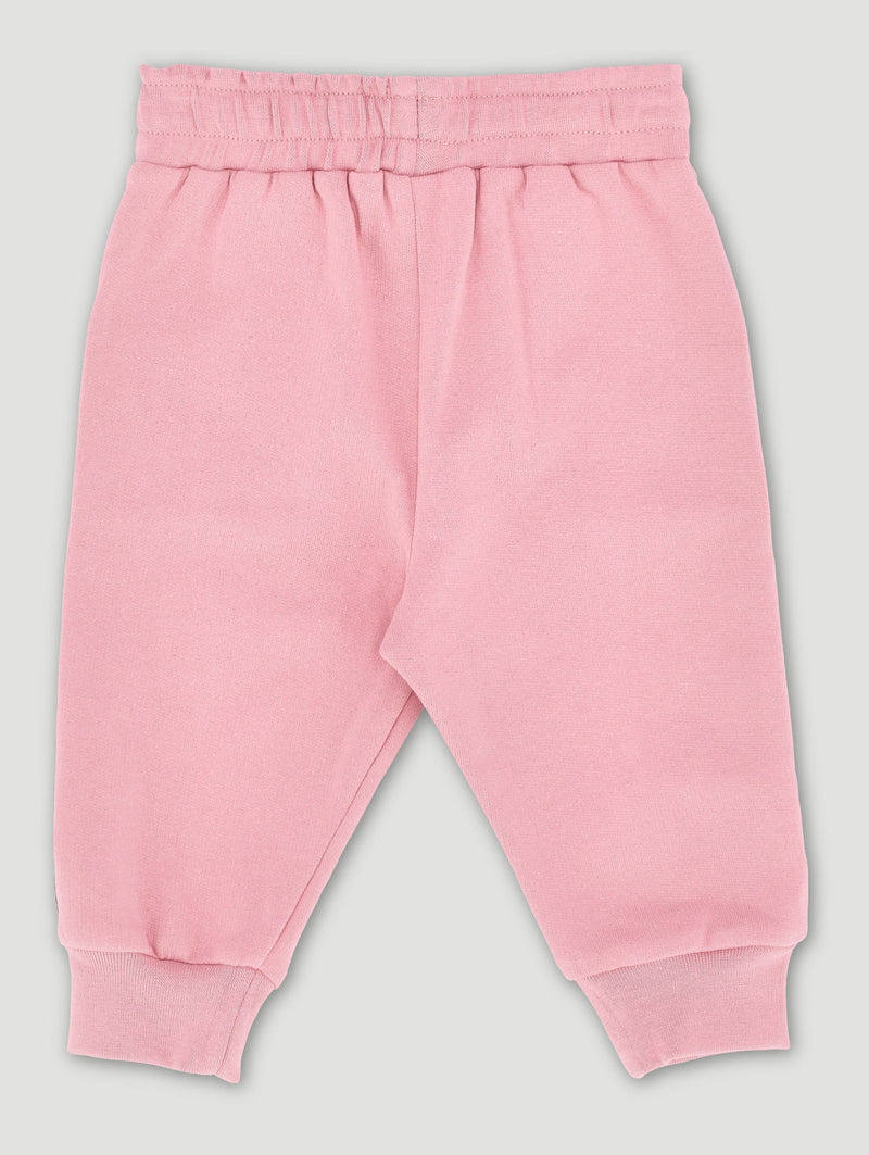 Keedo Baby Girls Fleece Logo Jogger