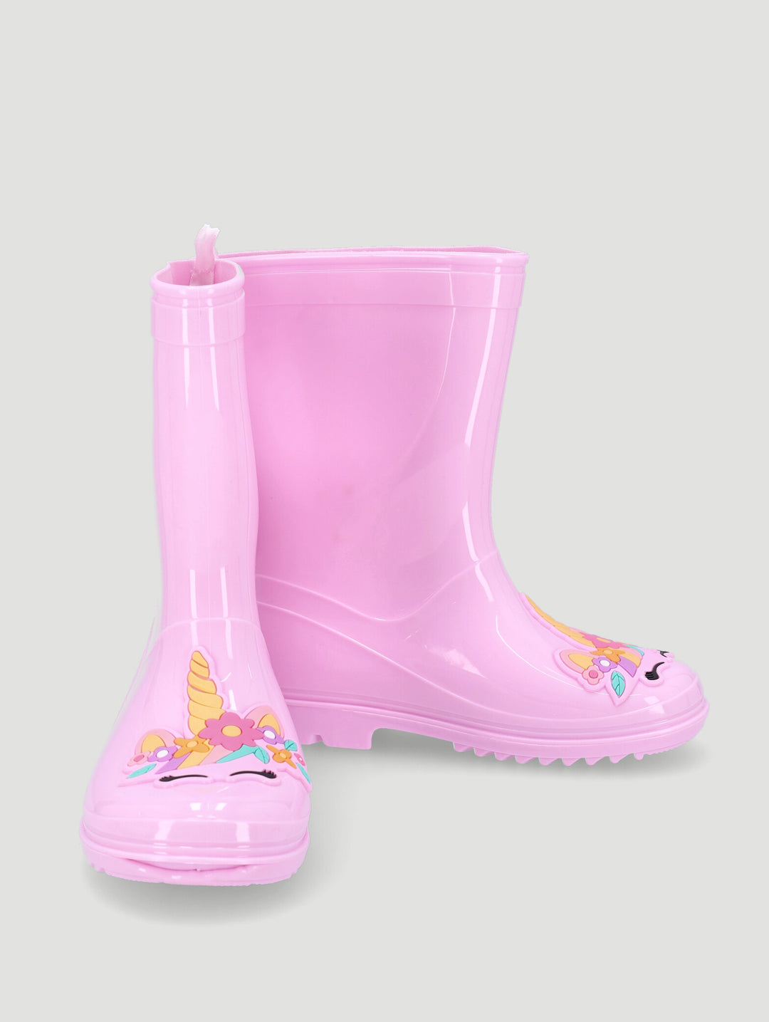 Pre-Girls Unicorn Wellington Boot - Pink