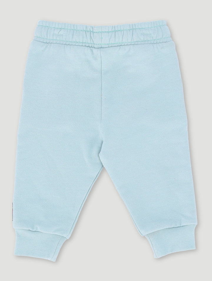 Keedo Baby Girls Mint Fleece Logo Jogger