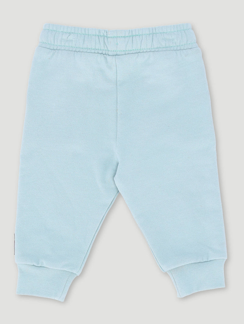 Keedo Baby Girls Mint Fleece Logo Jogger