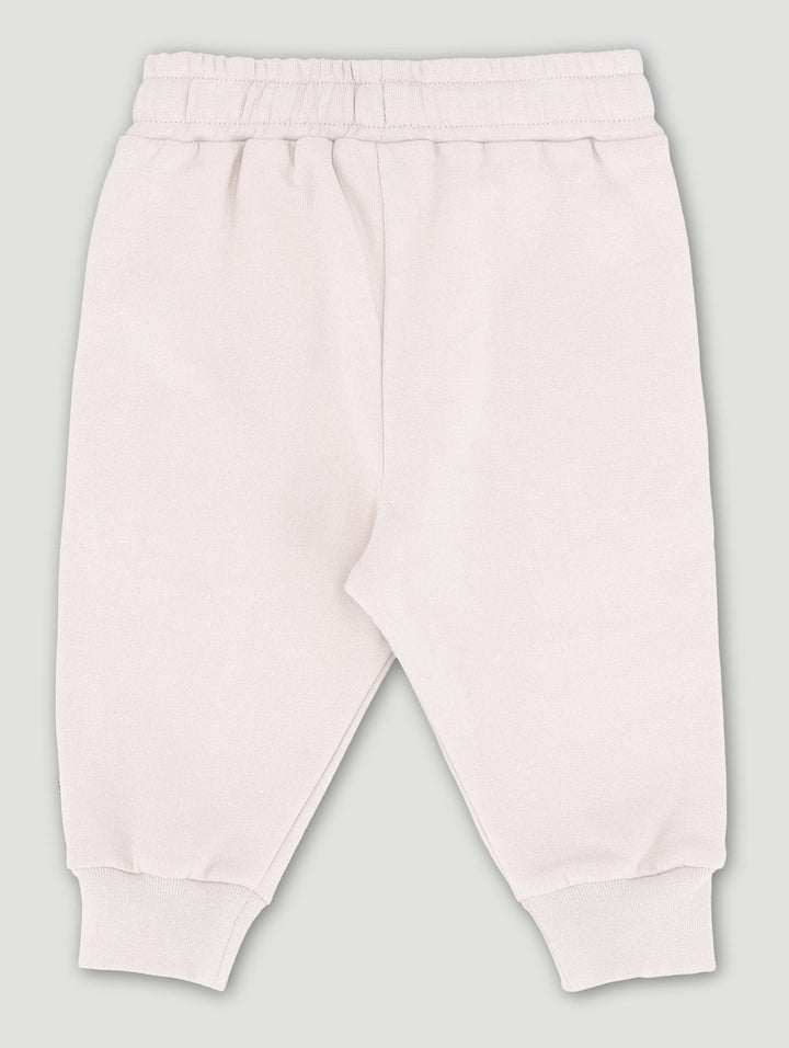 Baby Girls Beige Logo Jogger