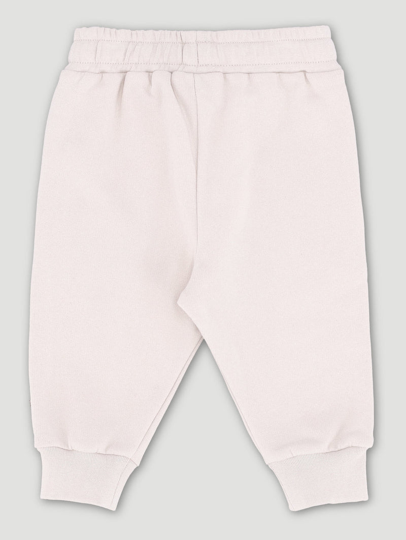 Baby Girls Beige Logo Jogger