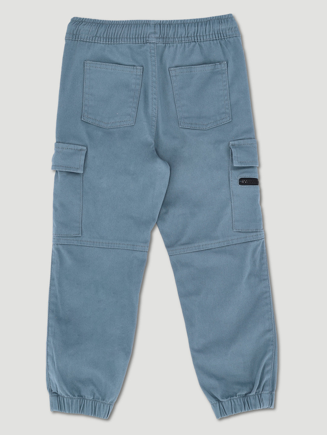 Pre-Boys Zip Detail Twill Jogger - Petrol
