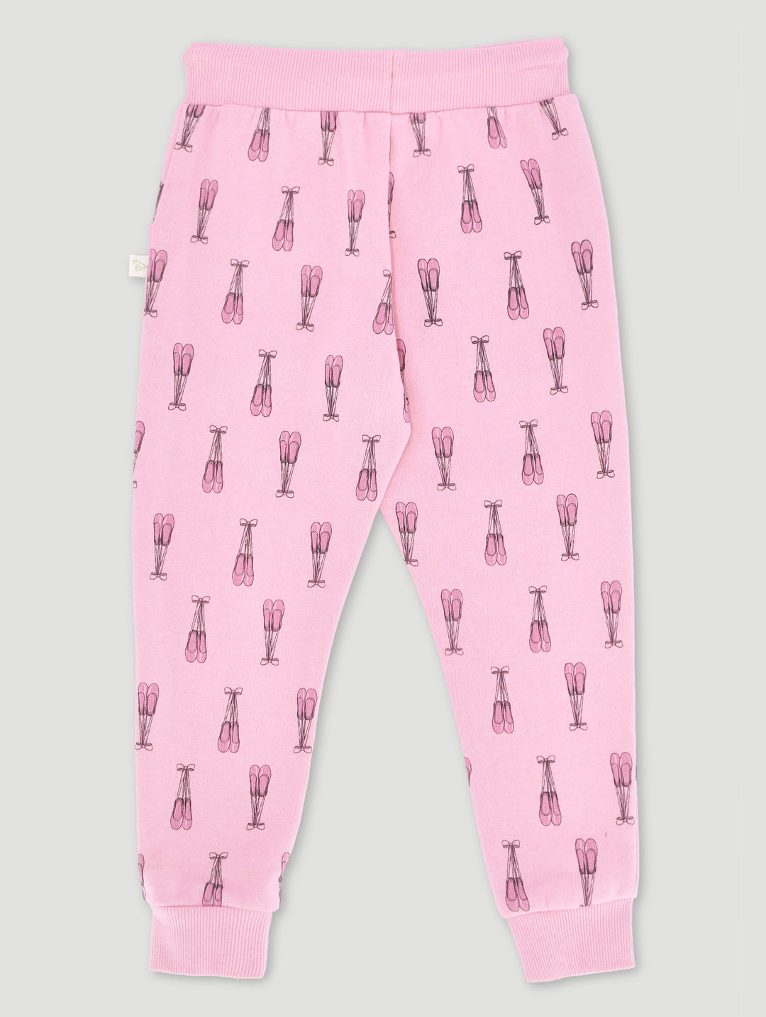 Pre-Girls Ballet Shoes Print Jogger - Pink