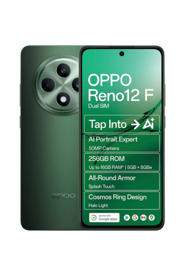 Reno 12F 256GB Dual Sim Green Cellphone