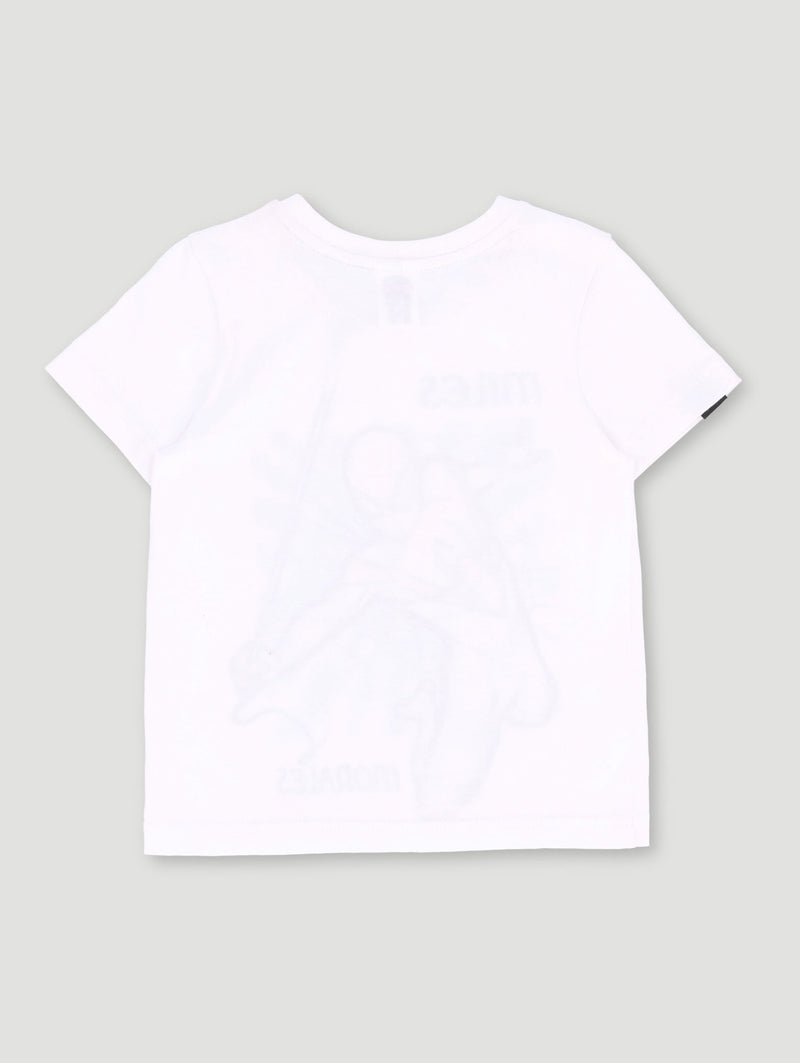 Pre-Boys Miles Morales Tee - White