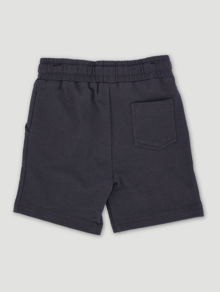 Pre-Boys Spiderman Foil Short - Charcoal