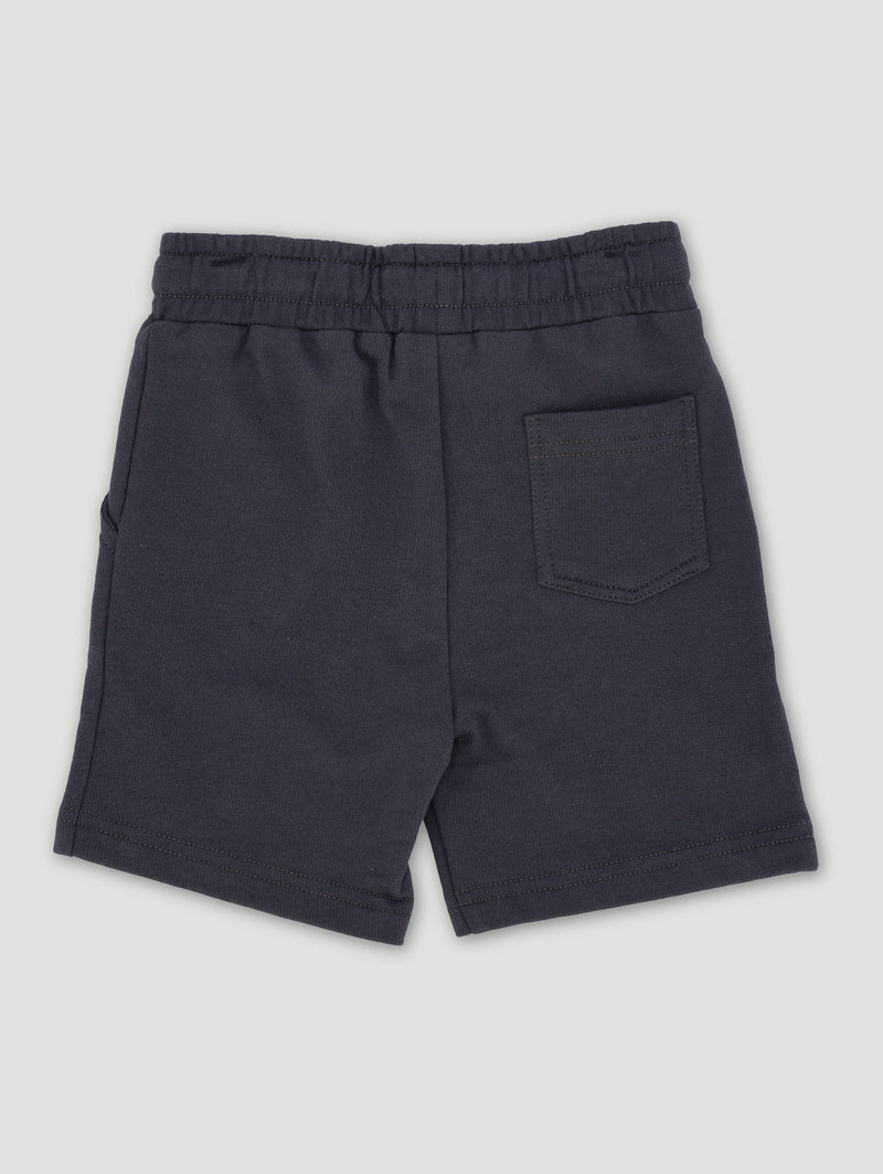 Pre-Boys Spiderman Foil Short - Charcoal
