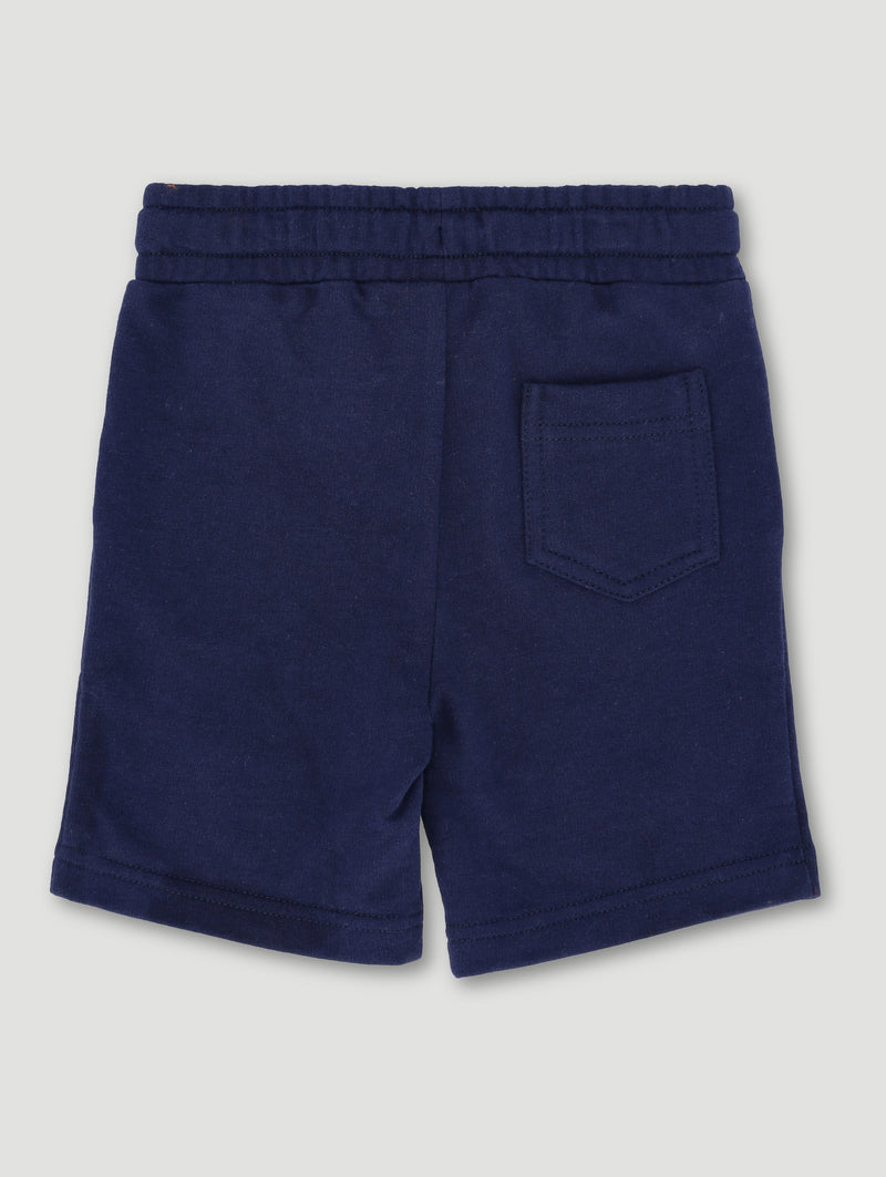 Pre-Boys Spiderman Printed Short - Navy