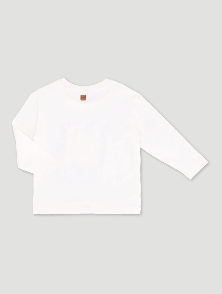 Keedo Boys Peepout Printed Long Sleeve Tee