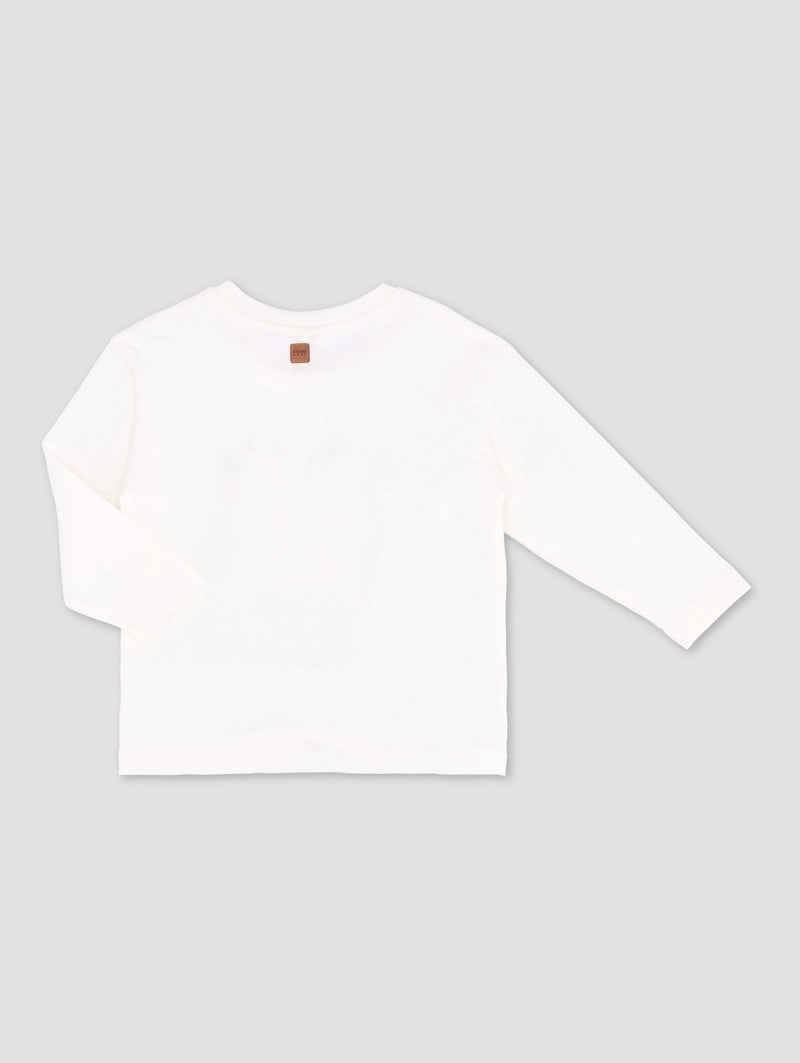 Keedo Boys Peepout Printed Long Sleeve Tee