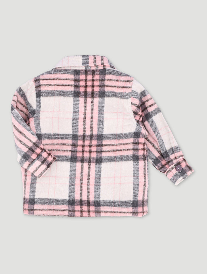 Baby Girls Tweed Shacket - Multi