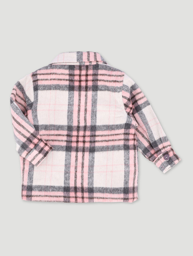 Baby Girls Tweed Shacket - Multi
