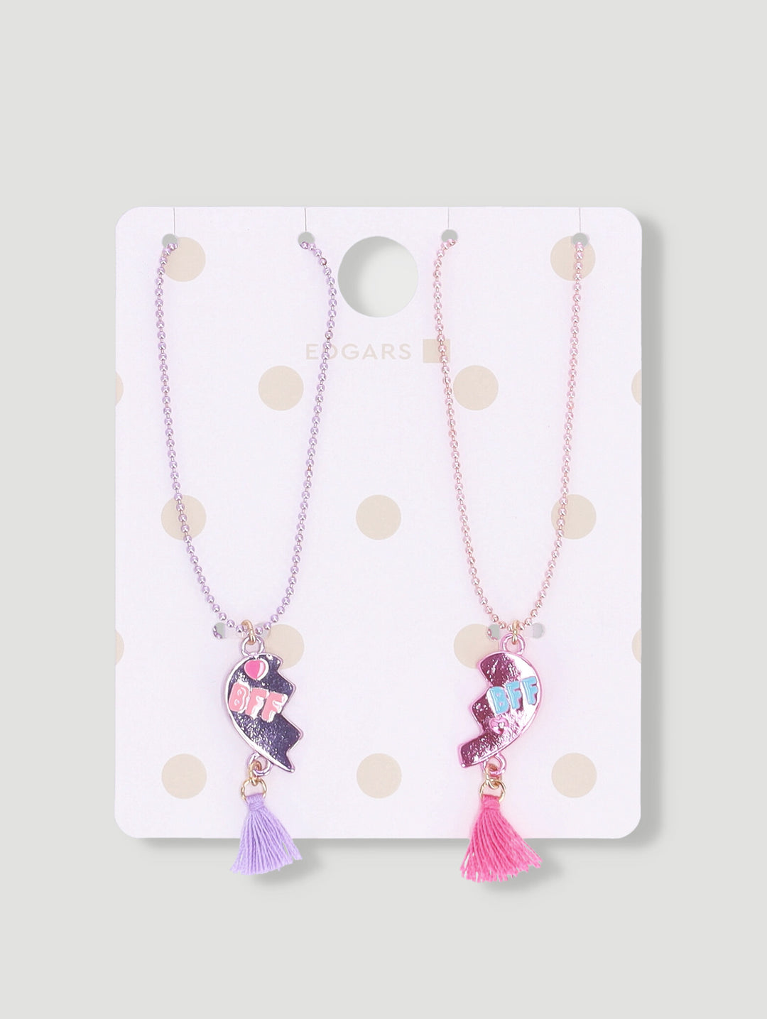 Pre-Girls Bff Tassle Necklaces
