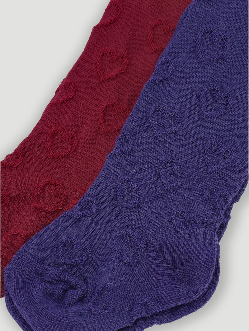 Baby Girls 2 Pack Stocking Socks - Multi