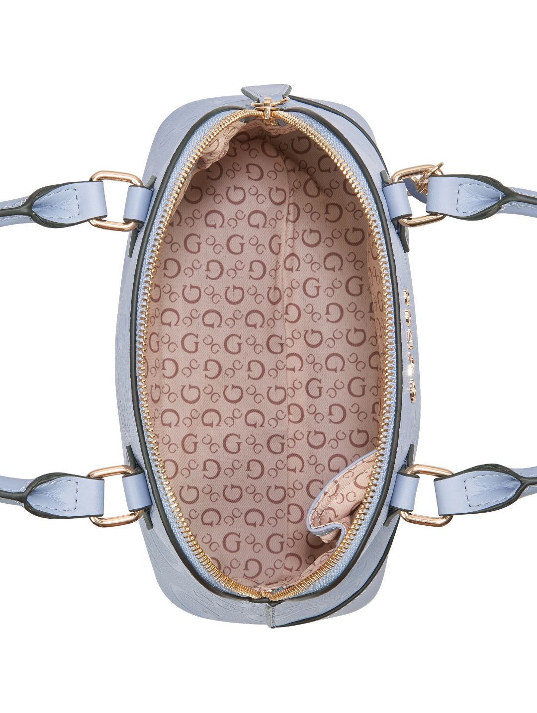 Lexy Mini Crossbody Top Zip Bag - Light Blue