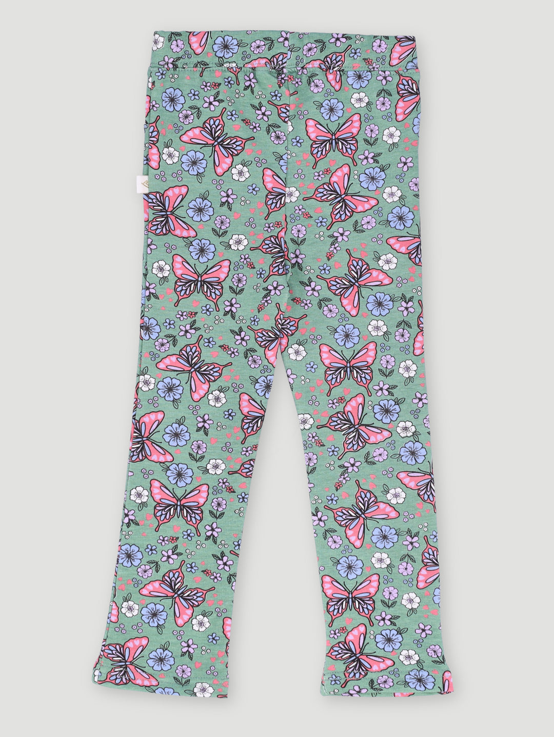Pre-Girls Brushed Fleece Print Flare Leg Pants