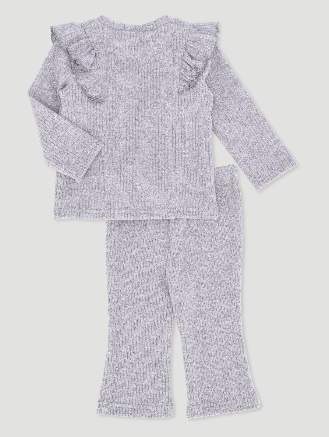 Baby Girls Limited Edition Brushed Rib Legging Set - Grey