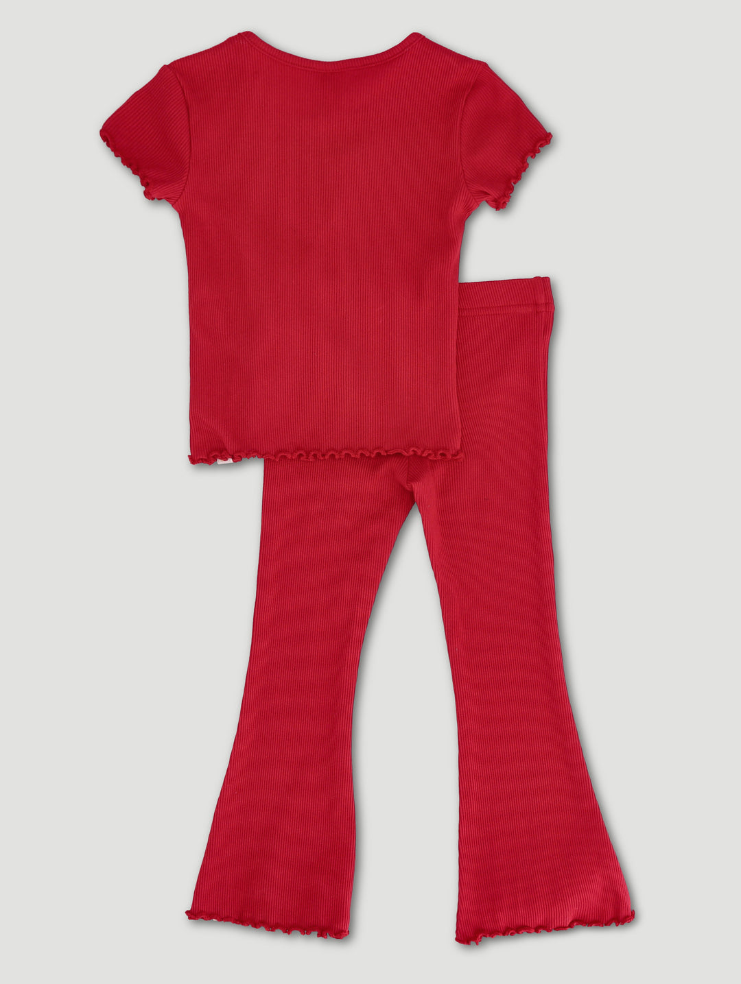 Pre-Girls Rib Set - Red