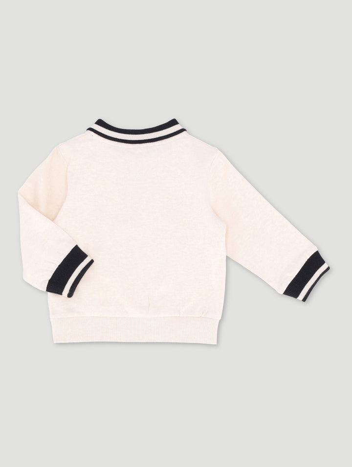 Baby Boys Statement Golfer - Cream