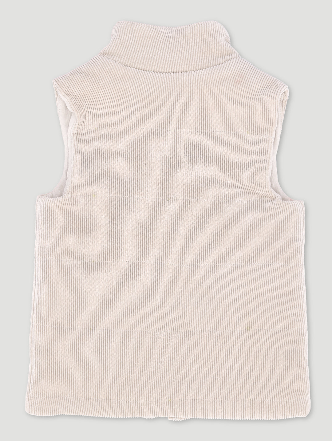 Baby Boys Sleeveless Jacket - Light Stone