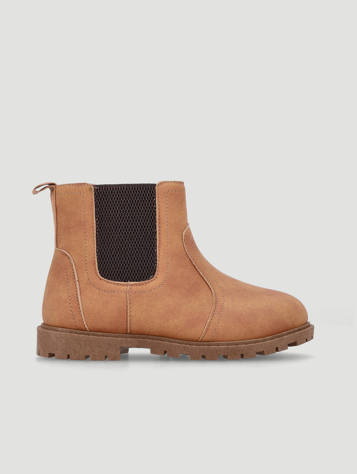 Pre-Boys Chelsea Boot - Tan