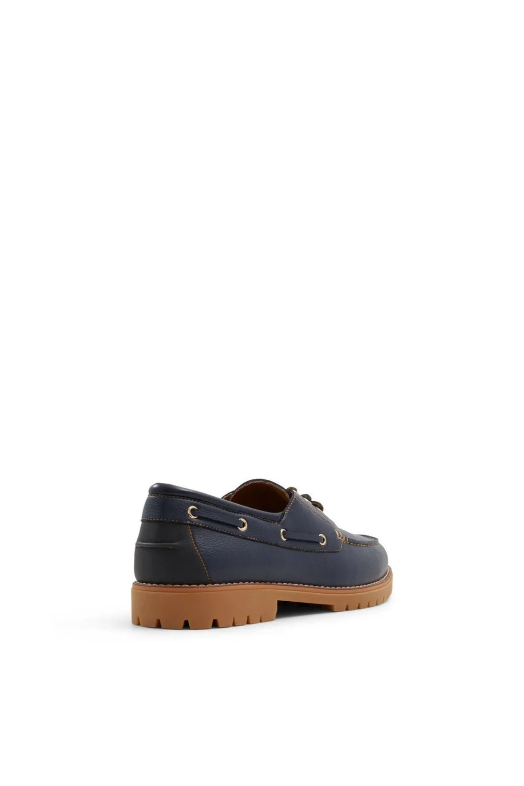 Renzo Cleated Moccasin Slip In Loafer - Navy