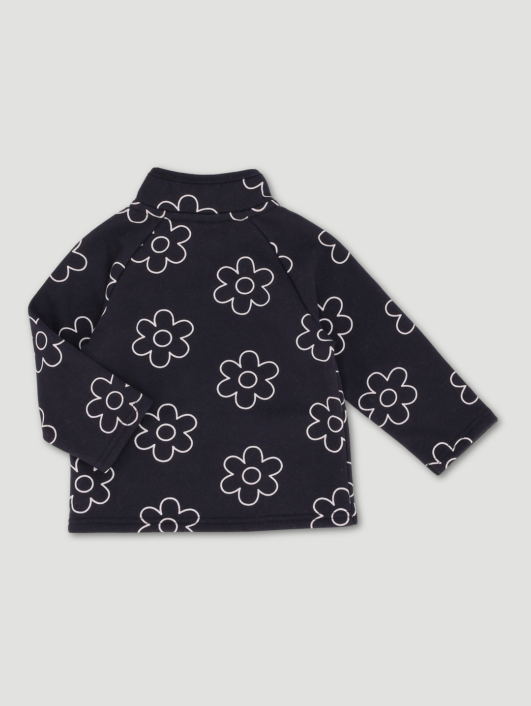 Baby Girls Lined Fleece Pocket Jacket - Black