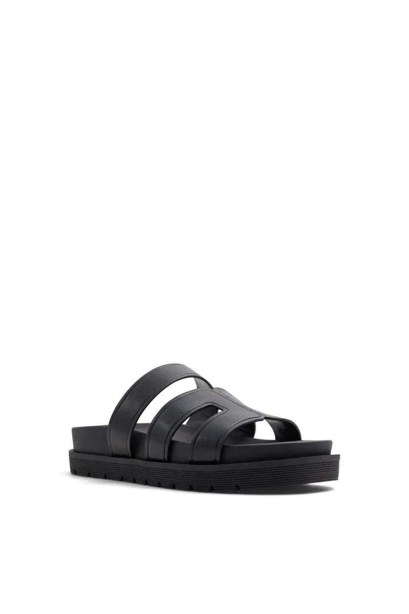 Casablanca Push In Multi Strap Sandal - Black