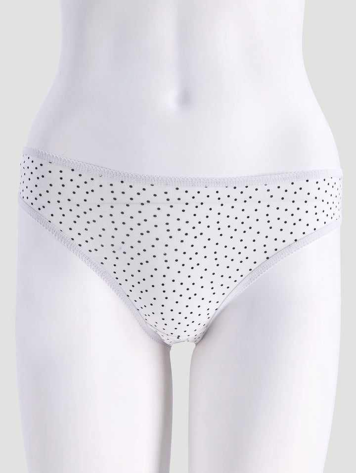 5 Pack Cotton Stretch Bikini Panties - Multi