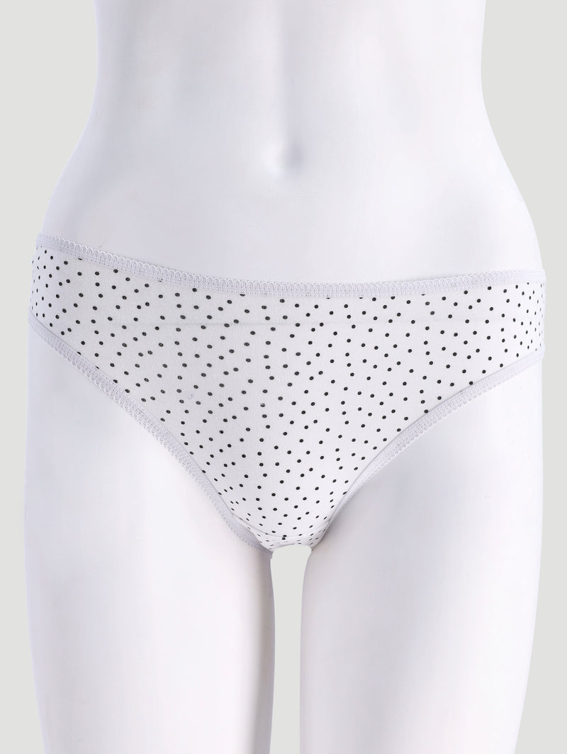 5 Pack Cotton Stretch Bikini Panties - Multi