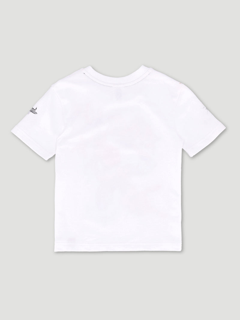 Pre-Boys Spiderman Graffiti Fleece Top - White