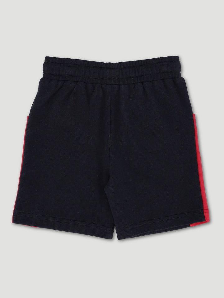 Pre-Boys Spiderman Fleece Short - Black/Red