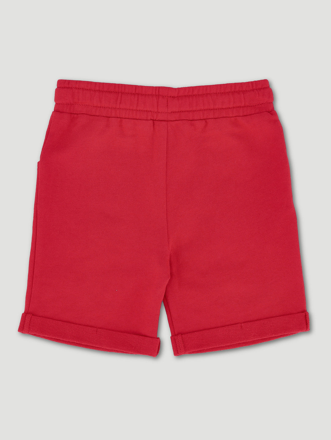 Pre-Boys Mickey Fleece Short - Red