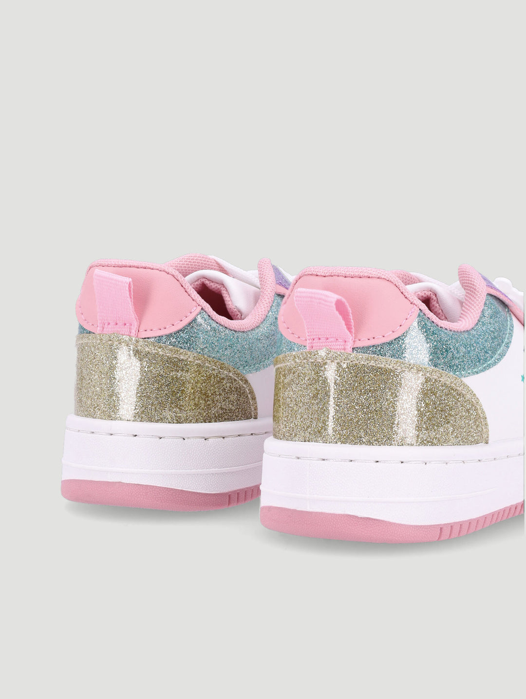 Pre-Girls Glitter Court Sneaker - Multi