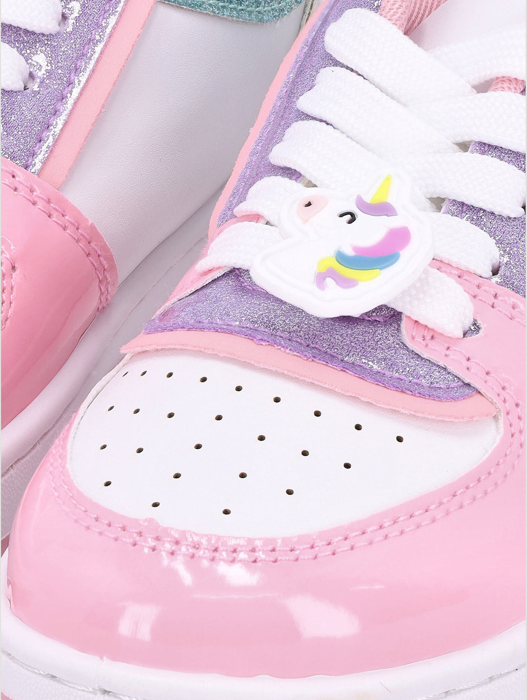 Pre-Girls Glitter Court Sneaker - Multi